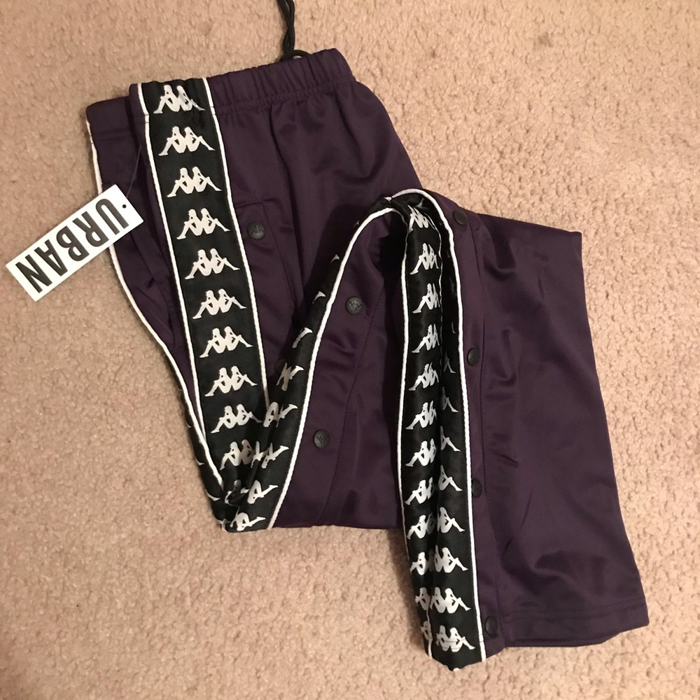 BNWT UO X Kappa Tear-Away Track Pants - Picture 3 of 3